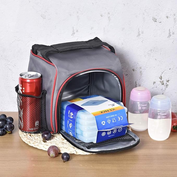 Cold Ice Pack Brick Reusable Long Lasting Cool Slim Thin Freezer Pack Cooler for Lunch Boxes Bag
