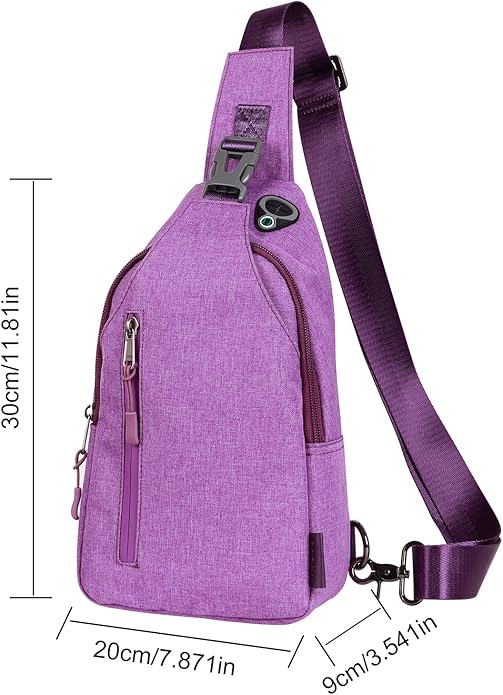 Sling Crossbody Bags Trendy Travel Anti Theft Safe Purse Bags for Women Men Waterproof