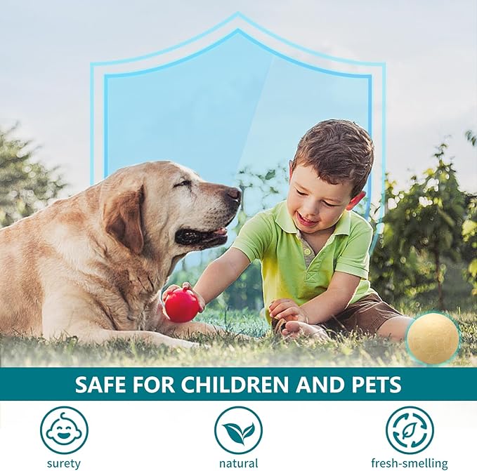 New Mosquito Repellent for Patio - Mosquito Repellent Indoor & Outdoor Protection - Mosquito Deterrent for Yard - Mosquito Control for Rooms, Keep Mosquitos Away for Camping - 8 Balls