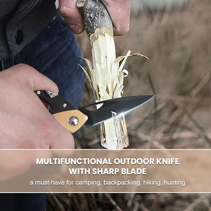 Multitool knife, Gift for Men (Gold)