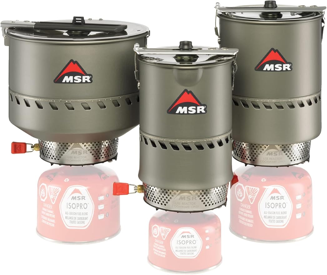 MSR Reactor Windproof Camping and Backpacking Stove System