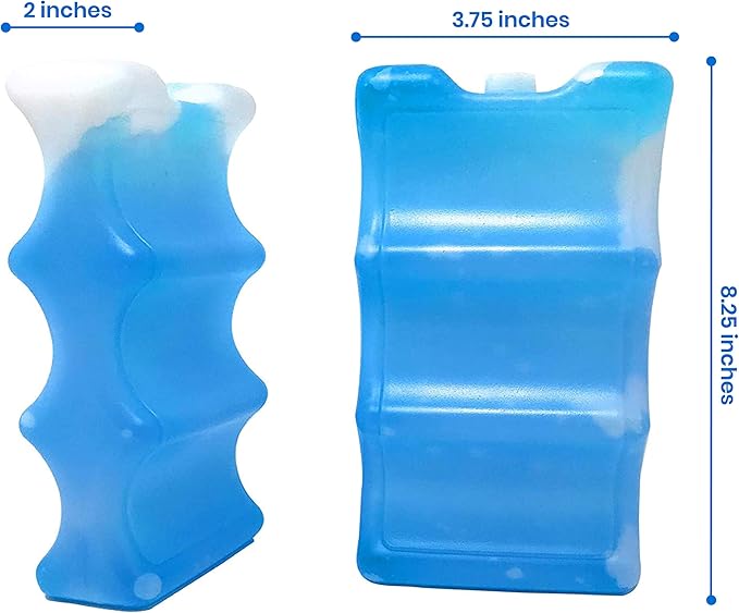 Healthy Packers Long Lasting Can Ice Packs - Great for Breastmilk Bottles Storage and Can Coolers