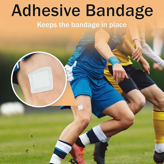Island Dressing Bordered Gauze 2x2-50 Gauze Bandages for Wound Protection - Good for Hospitals, Medical Facilities, First Aid Kits, and More
