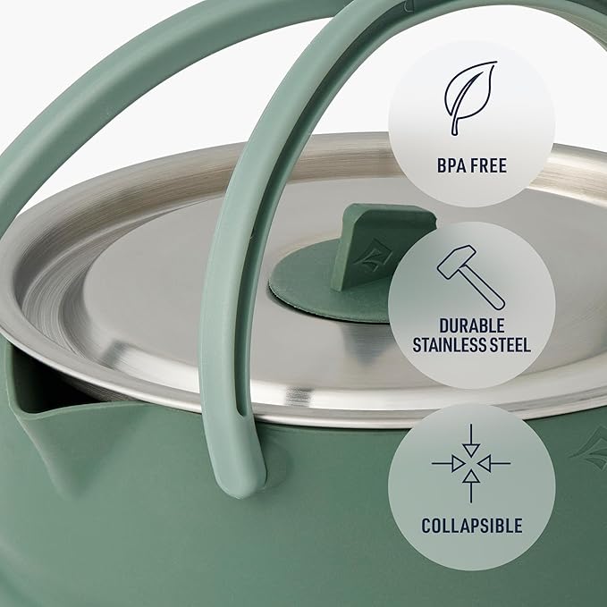 Sea to Summit Detour Stainless Steel 1.6 Liter Collapsible Camp Kettle