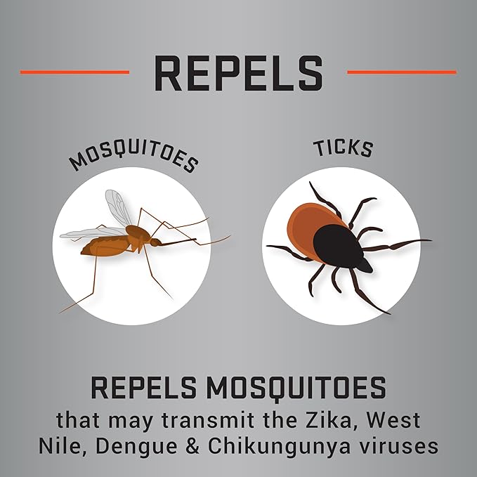 Repel 100 Insect Repellent, 4 Ounces, 98% DEET 10-Hour Protection Lon-Lasting Insect Repellent Aerosol Spray Repels Mosquitoes, Ticks, Gnats, Biting Flies, Chiggers And Fleas