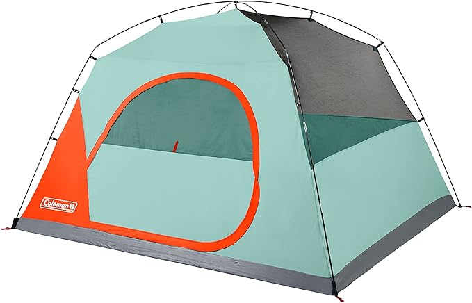 Coleman Skydome Tent with 5 Minute Setup, 2/4/6/8-Person Weatherproof Tent with Rainfly & Carry Bag, 20% More Headroom Than Traditional Canopies