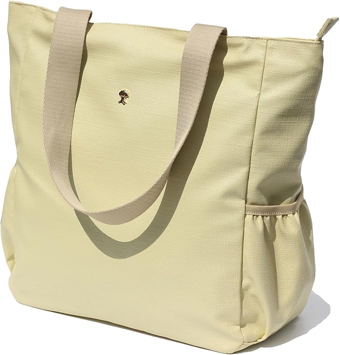 ESVAN Original Floral Water Resistant Large Tote Bag Shoulder Bag for Gym Beach Travel Daily Bags Upgraded