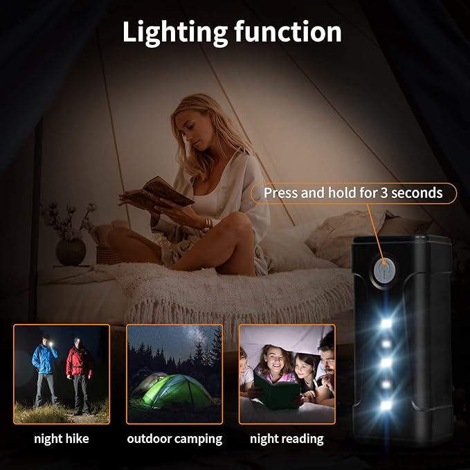 portable outdoor shower, battery driven shower pump, LED lighting, portable shower pump, draws water from a bucket into a stable and gentle shower flow,used for beaches,camping,gardens,hiking,
