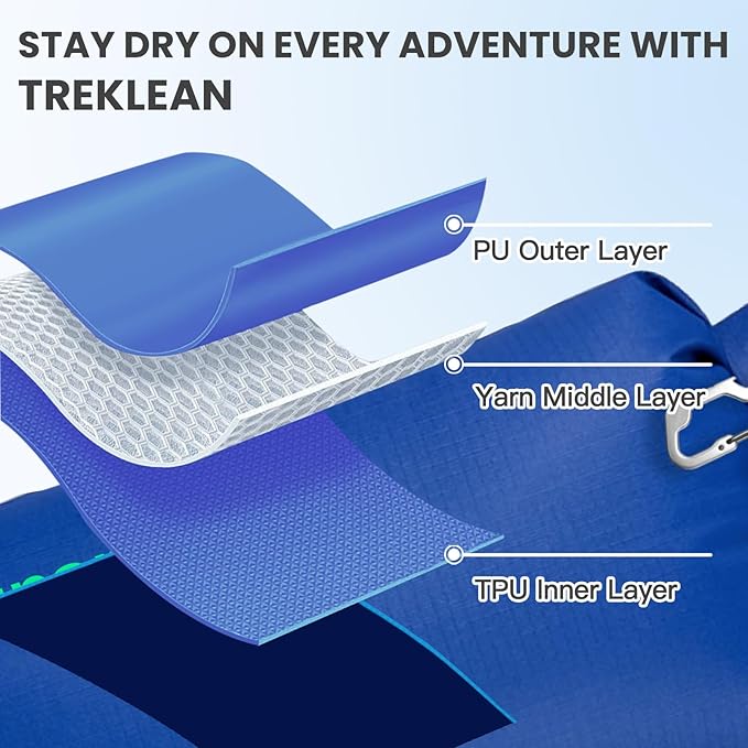 Dry Bag, Waterproof Floating and Lightweight Dry Bags, Roll Top Sack Keeps Gear Dry, for Kayaking, Rafting, Boating, Swimming, Camping, Hiking, Beach, Fishing outdoor