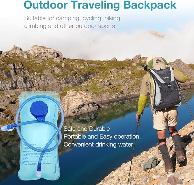 Monvecle Hydration Pack Water Rucksack Backpack Bladder Bag Cycling Bicycle Bike/Hiking Climbing Pouch + 2L Hydration Bladder
