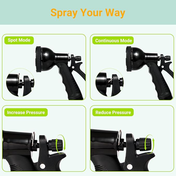 1.3 Gallon/5L Portable Shower for Camping–10 Spray Modes, Insulated Water Sprayer, Portable Beach Shower for Surfing, Hiking, Dog Shower, Orange