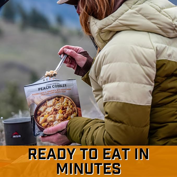 Peak Refuel Ultimate Variety 24-Pack | 100% Real Meat | Premium Freeze-Dried Meals for Backpacking, Camping & Survival | 24 Servings | MRE Emergency Food