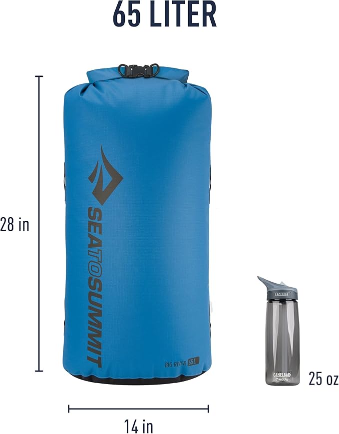 Sea to Summit Big River Dry Bag, Ultra-Durable Roll-Top Dry Storage