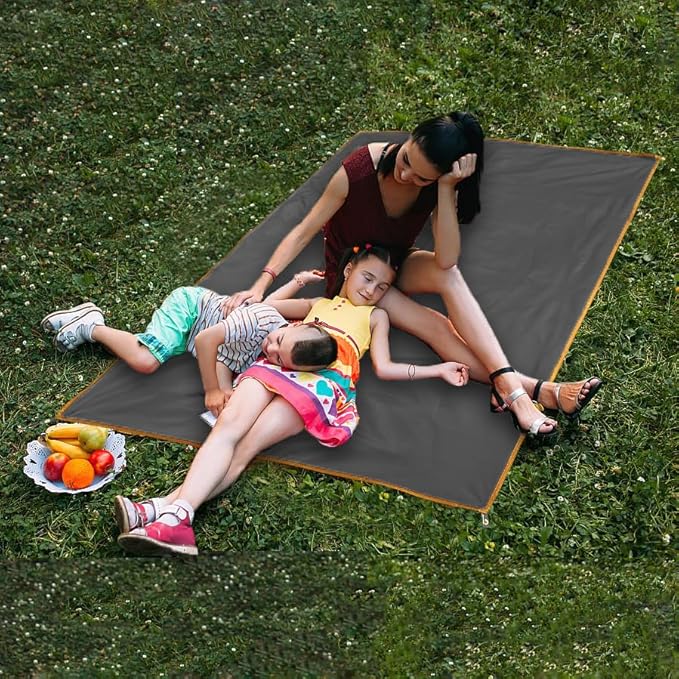 Wind Tour Portable Multifunctional Outdoor Camping Tarp Groundsheet Footprint Lightweight Floor and Ground Tarps for Camping Hiking with Carry Bag (41.3" x 83")