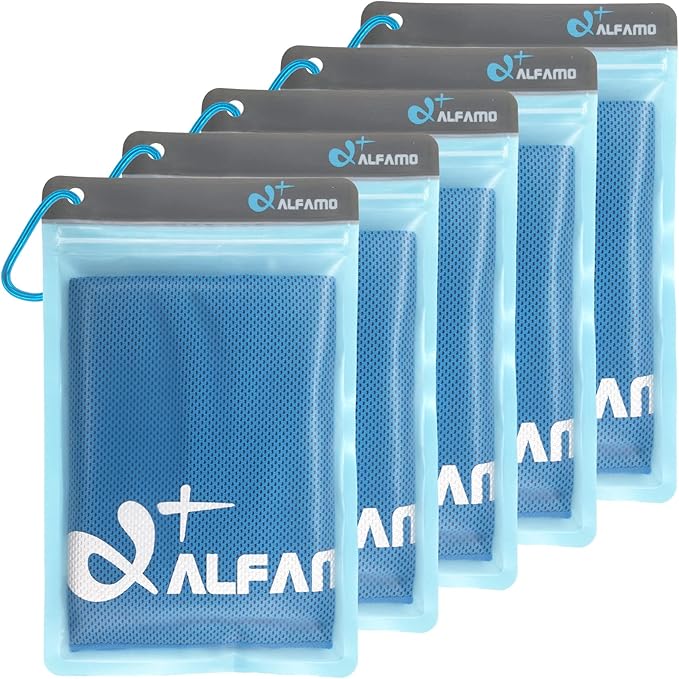 Cooling Towel for Sports, Workout, Fitness, Gym, Yoga, Pilates, Travel, Camping & More