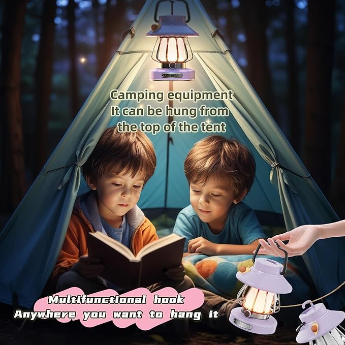 HOMY Gear lamp for Kids Set Toddler Flashlight Sky Lanterns Convenient LED Light Rechargeable Outdoor Indoor Essentials Table Portable Night Light Camping Lantern New Gift