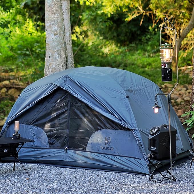 OneTigris COSMITTO 2 Person Backpacking Tent Shelter- Free Standing Lightweight Waterproof 3 Season Camping Tent for Outdoor Hiking Mountaineering