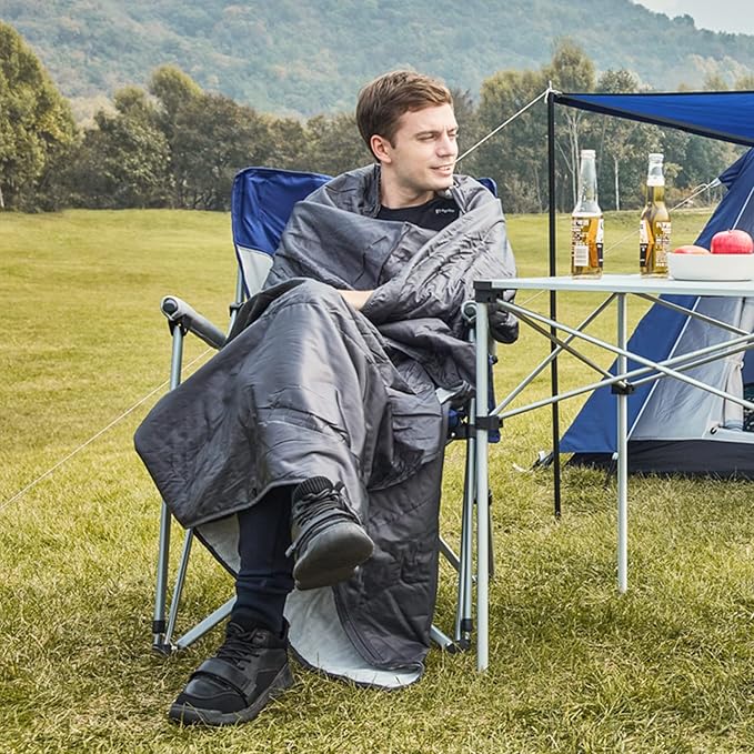 KingCamp Outdoor Blanket Waterproof Stadium Blanket Beach Blanket Sandproof Cold Weather Camping Insulated Blanket for Outdoor Picnic Grass Park Concert Sports Machine Washable Fleece