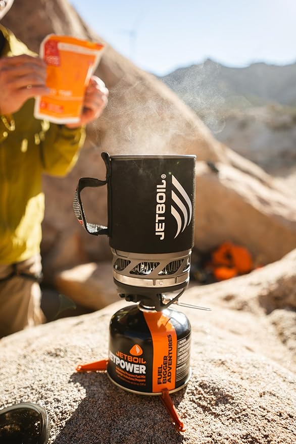 Jetboil MicroMo Lightweight Precision Camping and Backpacking Stove Cooking System with Adjustable Heat Control