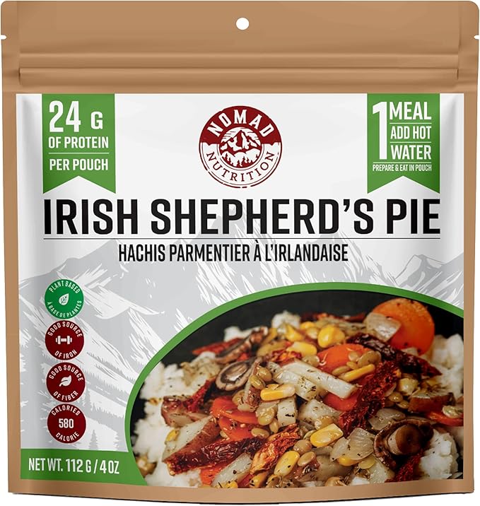 – Irish Shepherd’s Pie | High Energy, All Natural Ingredients | Gluten, Dairy & Palm Oil Free | Just Add Boiling Hot Water