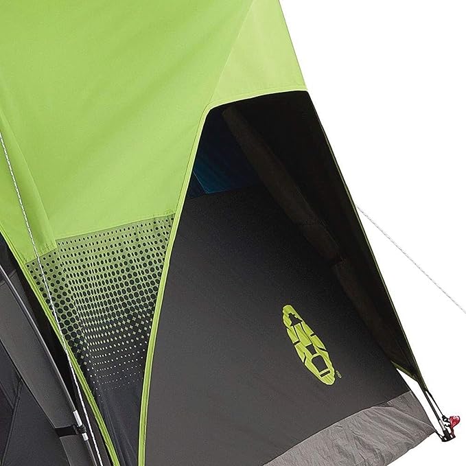 Coleman Carlsbad Dark Room Tent with Screened Porch, 4/6 Person Tent Blocks 90% of Sunlight to Keep Inside Cool, Weatherproof Shelter with Easy Setup, Made of PFAS-Free Materials