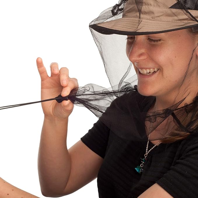 Sea to Summit Permethrin-Treated Mosquito Head Net Mesh Face Cover for Insects and Bugs