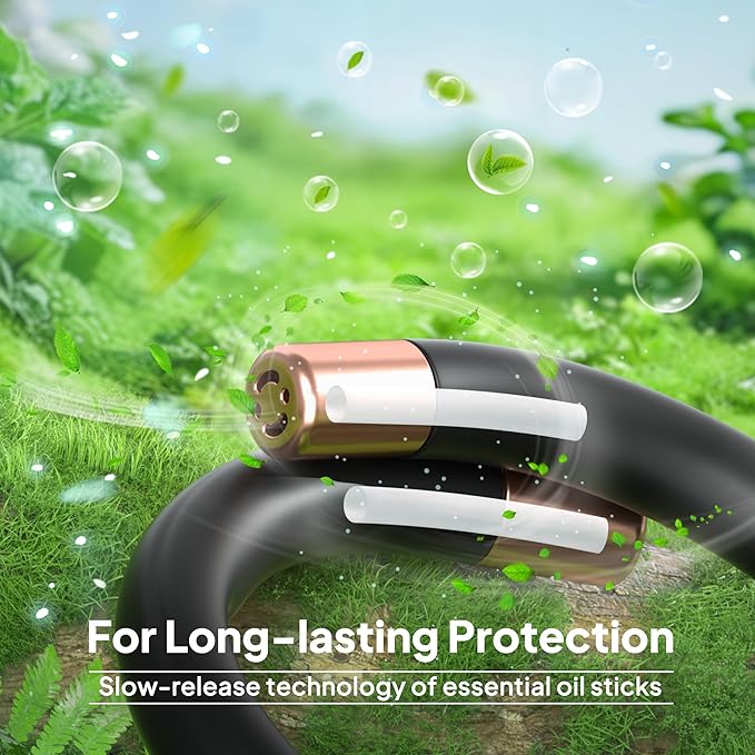 Mosquito Repellent Bracelet Refill Oil Sticks (15 Pack) | Plant-Based Essential Oils | Long-Lasting Protection | 15 Repellent Refills (30 Sticks Total)
