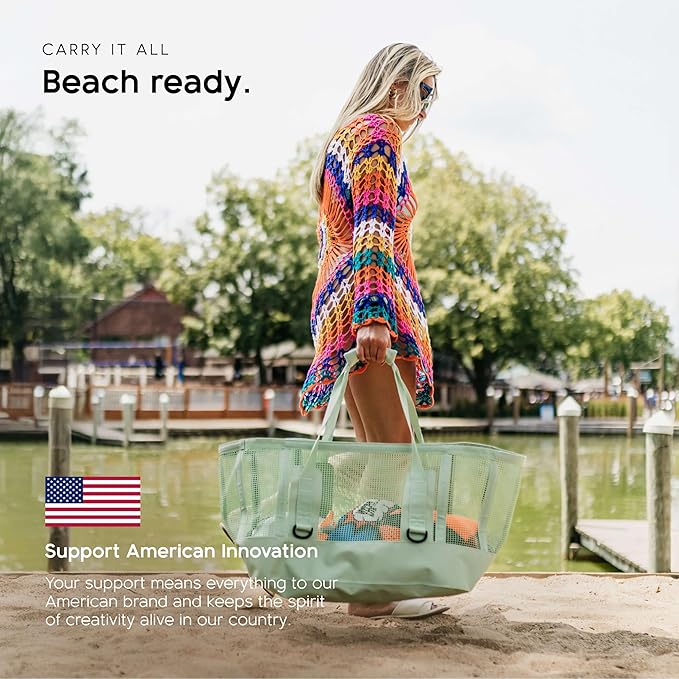 MISSION Boat Gear CASSI Heavy-Duty Outdoor Tote and Waterproof Marine-Grade Mesh Boat Bags