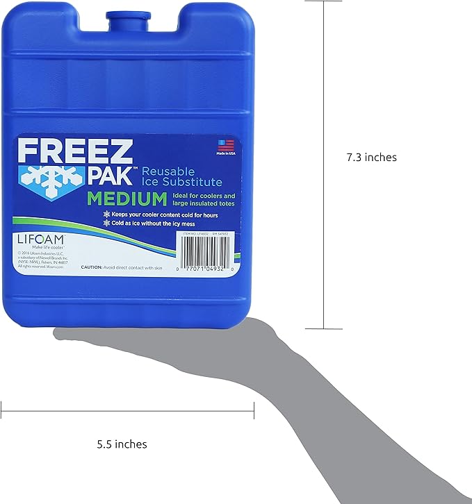 Freez Pak, Reusable Ice Pack, Medium