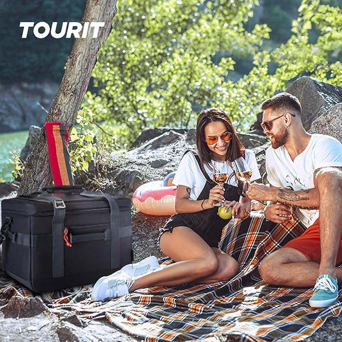 TOURIT Cooler Bag 48/60 Cans Insulated Soft Cooler Large Collapsible Cooler Bag 32/40L Lunch Coolers for Picnic, Beach, Work, Trip
