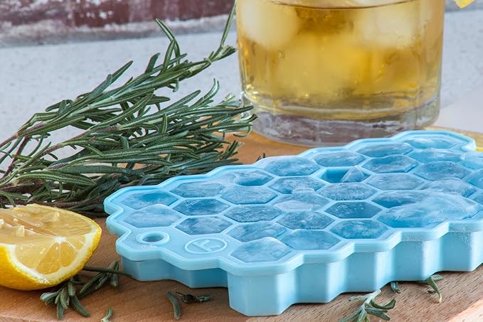 Outset Hex Ice Cube Mold, Silicone, Small