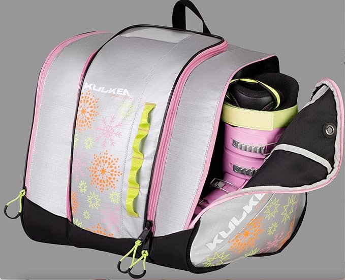 Speed Star Kid’s Ski Boot Backpack - Ski Boot Bag With Open Pack Design - Durable, Spacious, Water Resistant Gear & Boot Storage