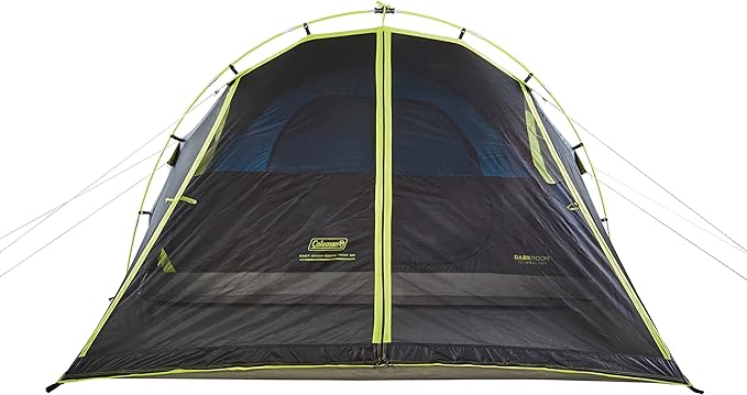 Coleman Carlsbad Dark Room Tent with Screened Porch, 4/6 Person Tent Blocks 90% of Sunlight to Keep Inside Cool, Weatherproof Shelter with Easy Setup, Made of PFAS-Free Materials