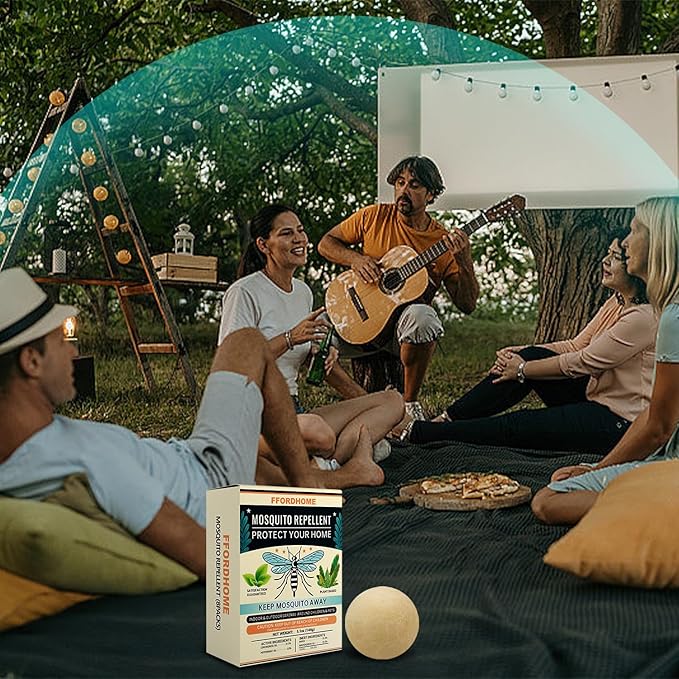New Mosquito Repellent for Patio - Mosquito Repellent Indoor & Outdoor Protection - Mosquito Deterrent for Yard - Mosquito Control for Rooms, Keep Mosquitos Away for Camping - 8 Balls