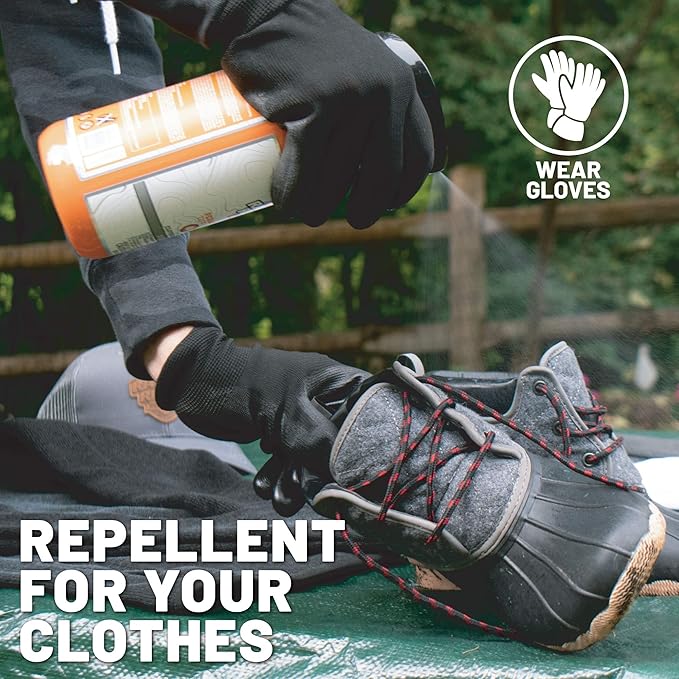 Ranger Ready Repellents 0.5% Permethrin Spray for Clothes and Outdoor Gear - Permethrin Insect & Tick Repellent - Scent Zero, 8 Fl Oz.