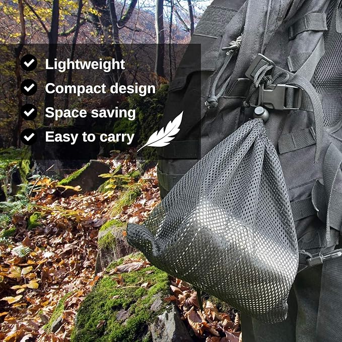 BeGrit Camping Cups Mugs Camping Pot Food Grade 304 Stainless Steel Outdoor Camp Cooking Cookware Set for Hiking Backpacking Hunting