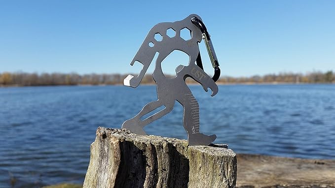 UST Tool-a-Long Multi-Tool Carabiners with Durable, Compact Stainless Steel Construction for Hiking, Kayaking, Camping, Travel and Outdoor Survival