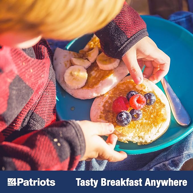 4Patriots Buttermilk Pancakes #10 Can: Survival Pancakes Designed to Last 10 Years, 32 Servings