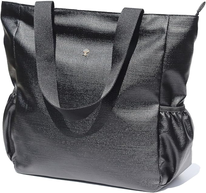 ESVAN Original Floral Water Resistant Large Tote Bag Shoulder Bag for Gym Beach Travel Daily Bags Upgraded