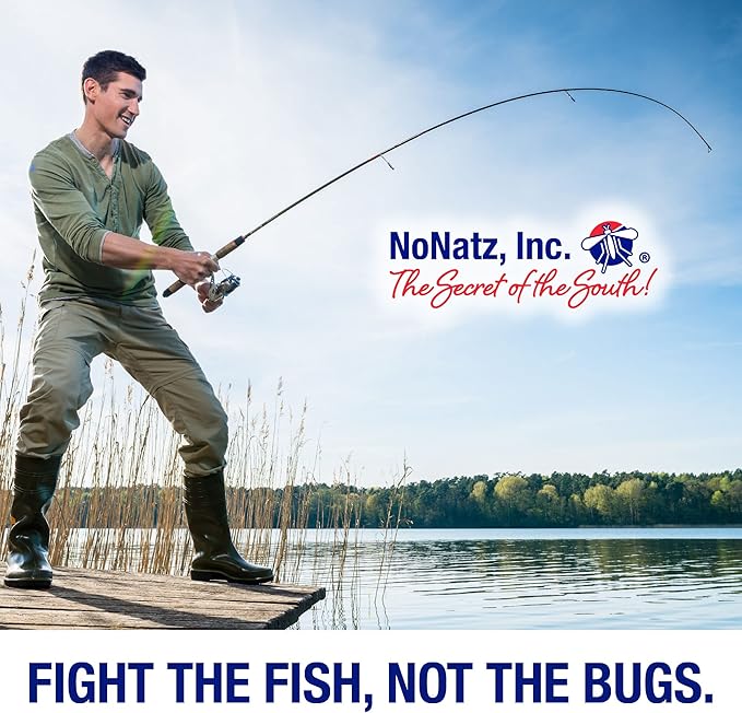 No Natz Botanical Bug Repellant, Effective for Gnat, Mosquito, and Biting Flies, Hand-Crafted and DEET-Free, Non-Greasy Formula, Made in The USA, 4 Ounce Spray Bottle, 2-Pack