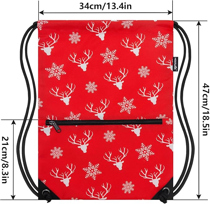 HOLYLUCK Drawstring Backpack Bag Sport Gym Sackpack
