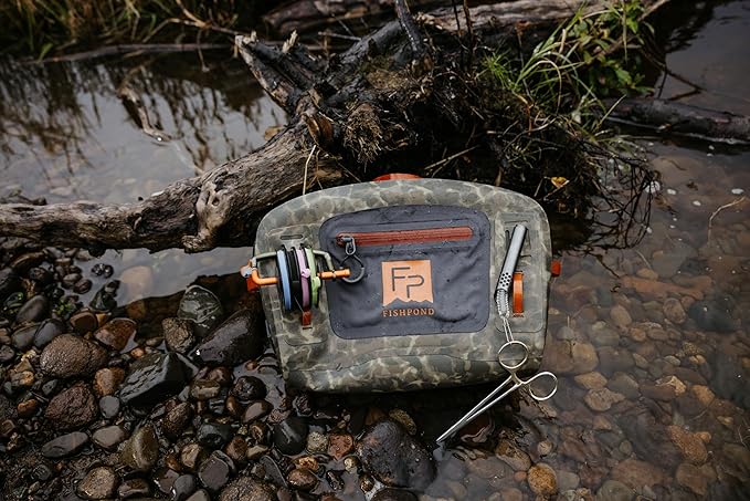 fishpond Thunderhead Submersible Lumbar Pack | Fishing Bag | Waterproof Waist Pack | Fly Fishing Fanny Pack - Eco Shadowcast Camo