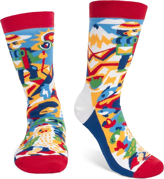 Lavley Hike More Worry Less Socks - Funny Outdoor Lover Gift for Men and Women
