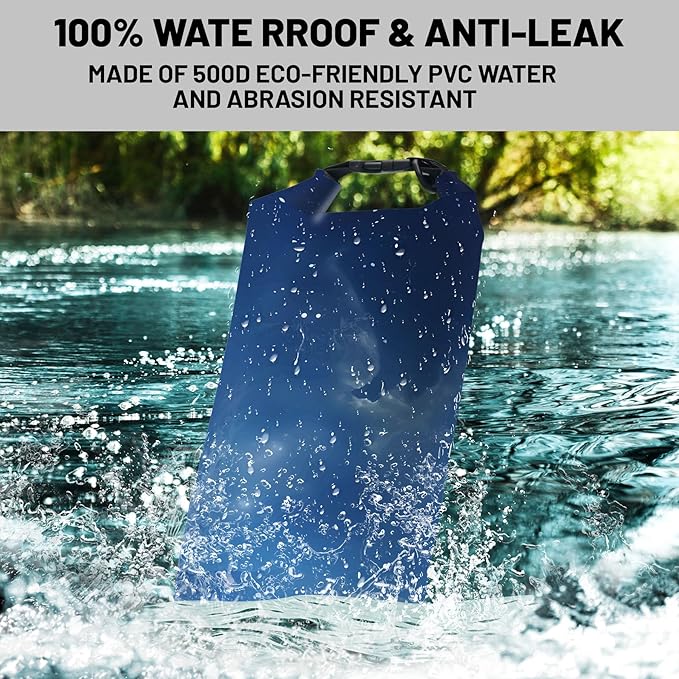 Waterproof Dry Bag,Roll Top Night Sky Space Waterproof Backpack 5L/10L/20L Floating and Lightweight Bags for Kayaking, Boating, Fishing, Swimming and Camping
