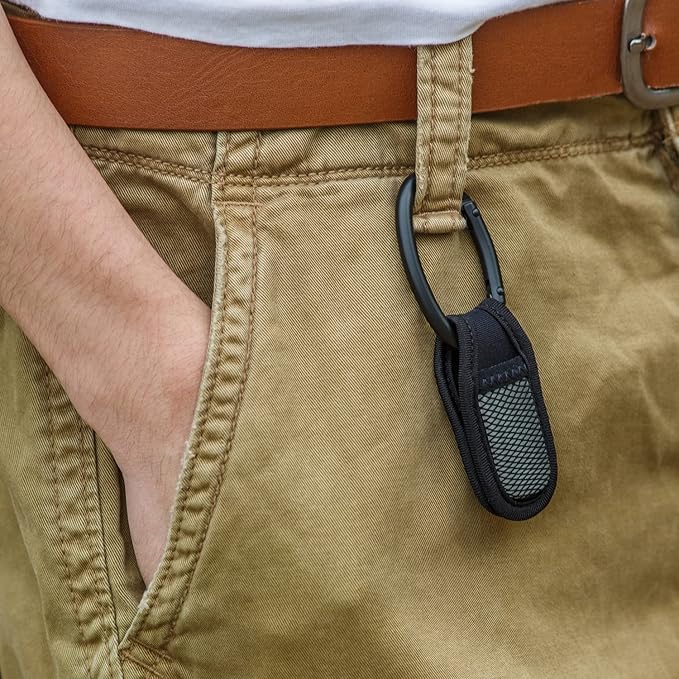 PARA'KITO Mosquito Insect & Bug Repellent Clip w/Natural Essential Oils - Waterproof, Outdoor Pest Repeller (Black)