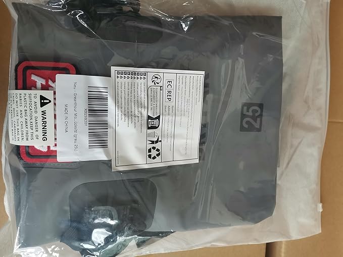 Motorcycle Dry Bag - Waterproof Motorcycle Duffle & Luggage Tail Bag Saddle Bags with Roll Top Closure, Large Storage Space,for Motorcycle Back Seat(Grey, 25L)