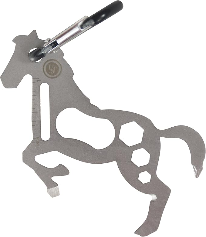 UST Tool-a-Long Multi-Tool Carabiners with Durable, Compact Stainless Steel Construction for Hiking, Kayaking, Camping, Travel and Outdoor Survival