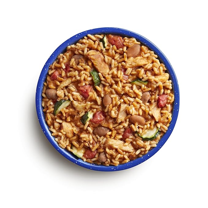 Mountain House Mexican-Style Adobo Rice & Chicken #10 Can | Freeze Dried Survival & Emergency Food | Gluten-Free | 7 Servings