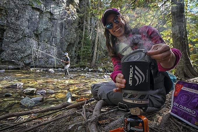 Jetboil MicroMo Lightweight Precision Camping and Backpacking Stove Cooking System with Adjustable Heat Control