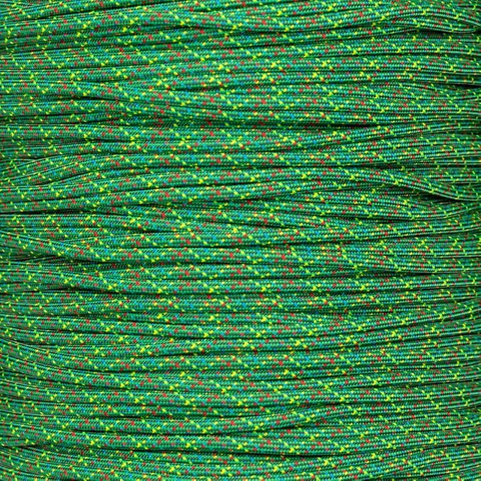 Paracord Planet Holiday Colors 550 Paracord – Great for DIY, Bracelets, and Lanyards – Christmas Tree (10 Feet)